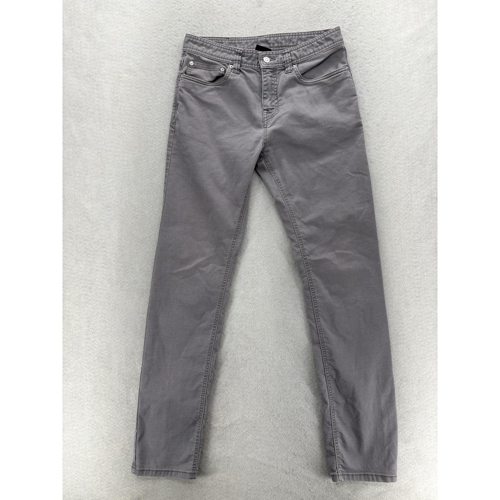 prAna Bridger Slim Fit Jeans Mens 30x34 Gray Medium Wash Stretch Denim Outdoors